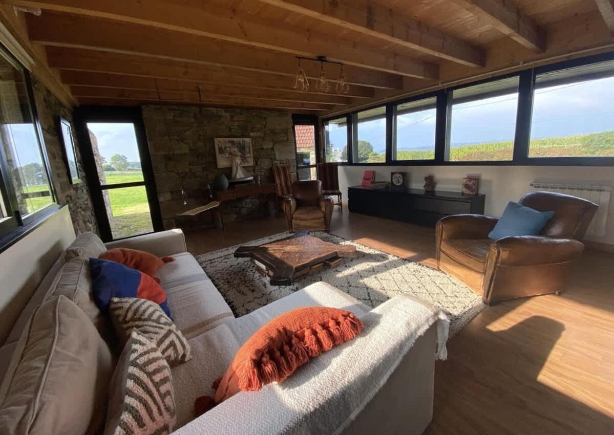 Large Farmhouse With Garden And Sea View For 8 People Locquenole エクステリア 写真