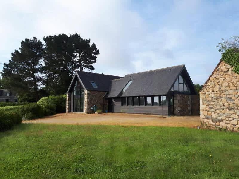 Large Farmhouse With Garden And Sea View For 8 People Locquenole エクステリア 写真